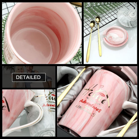 New Home New Adventure New Memories Couple Coffee Mug Set